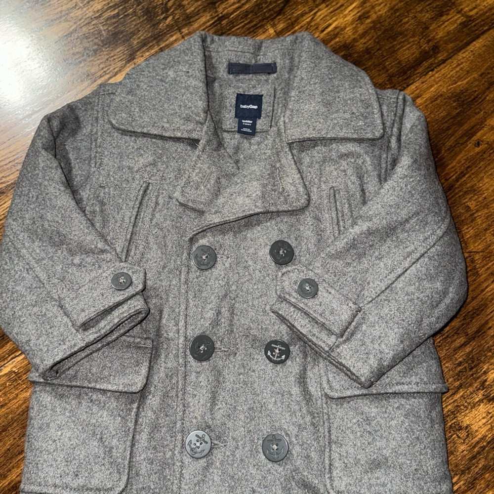 GAP Double-Breasted Toddler Peacoat